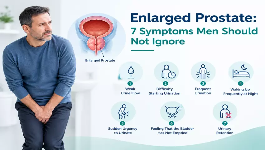 Enlarged Prostate: 7 Symptoms Men Should Not Ignore